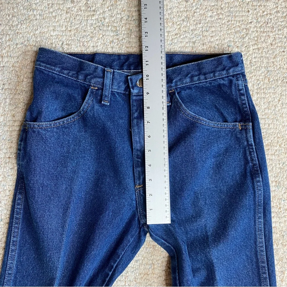 Rustler Wrangler Men's Straight Leg Jeans 100% Cotton Medium Wash 29 x 31 Cowboy - Picture 11 of 11